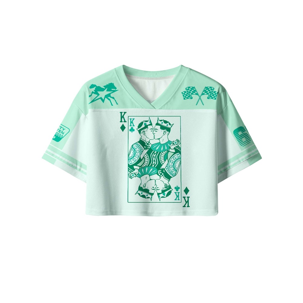 Summer Clothing Y2K - トレンドのY2Kスポーツウェア、人気のメッシュスポーツウェア、スポーツクロップトップス、サッカーユニフォーム、女性用と男性用の衣料、サッカーユニフォーム