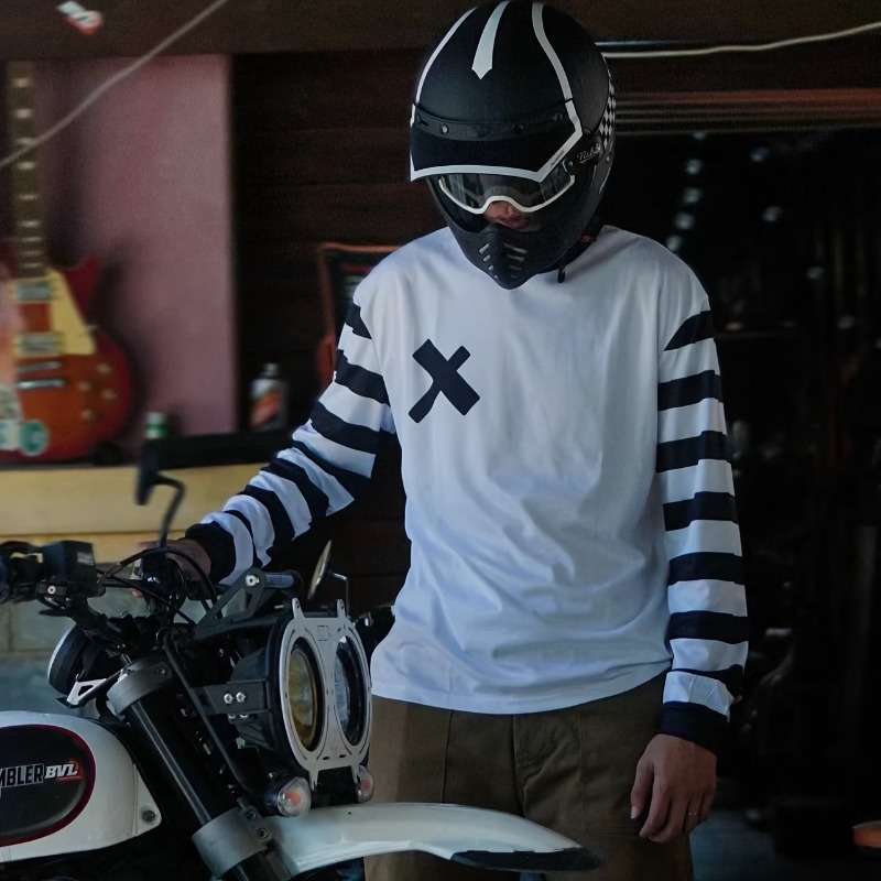 Summer Clothing Motorcycle - サマーホワイトオートバイオフロードライディングスーツ、ダウンヒル、速乾性衣類