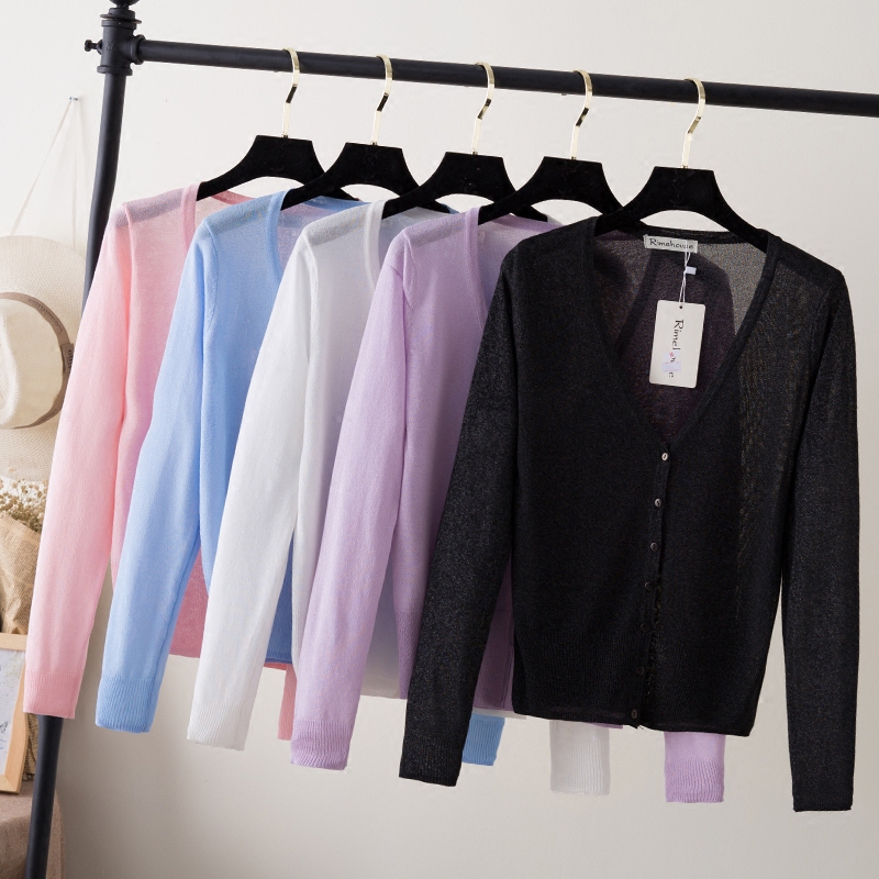 Summer Clothing Yarn - 女性のための韓国の夏のカーディガン,婦人服,黒のコート,Vネック,女性のセーター,かわいい服女性用長袖ニットカーディガン,韓国風シャツ,ラージサイズ,かぎ針編み,ニットウェア,女性用セーター,2025