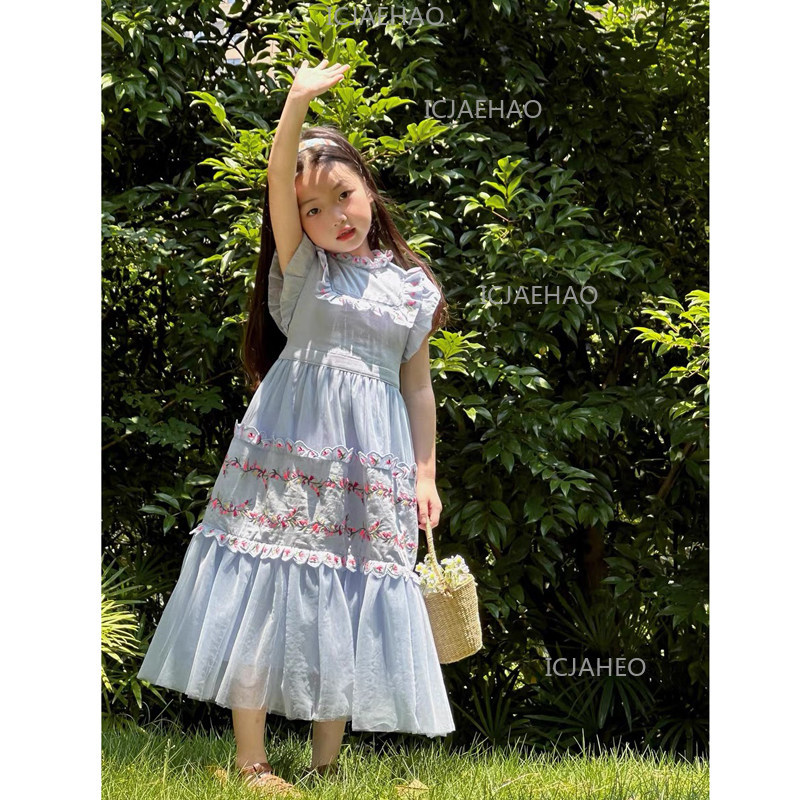 新しい女の子用ドレス 2026 夏用コートドレス パーティー - Summer Kids Clothing のレビューと価格