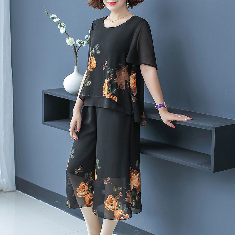 エレガントなファッション花柄レースショートセット夏 2025 - Summer Clothing Vintage のレビューと価格