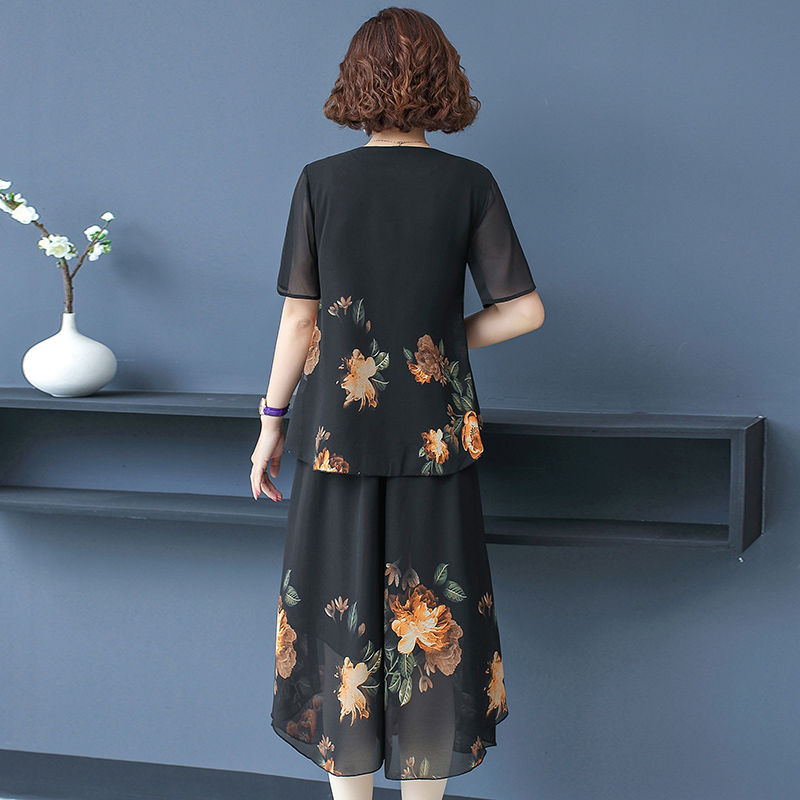 エレガントなファッション花柄レースショートセット夏 2025 - Summer Clothing Vintage のレビューと価格