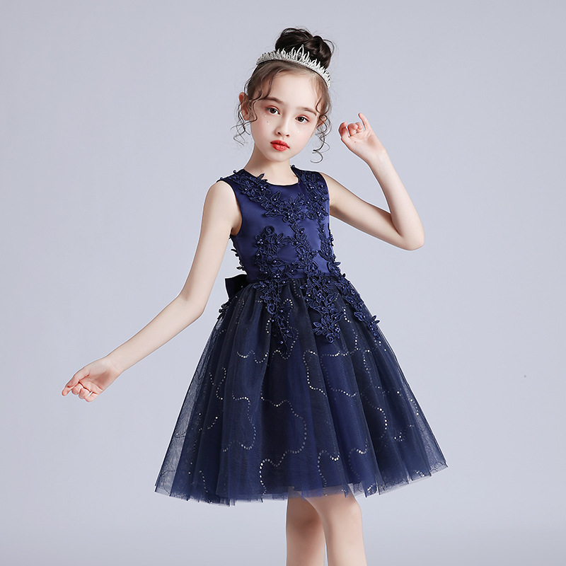 3-12歳女の子用ショートサマーウェディングドレスふわふわメ - Summer Dresses Yours Clothing のレビューと価格