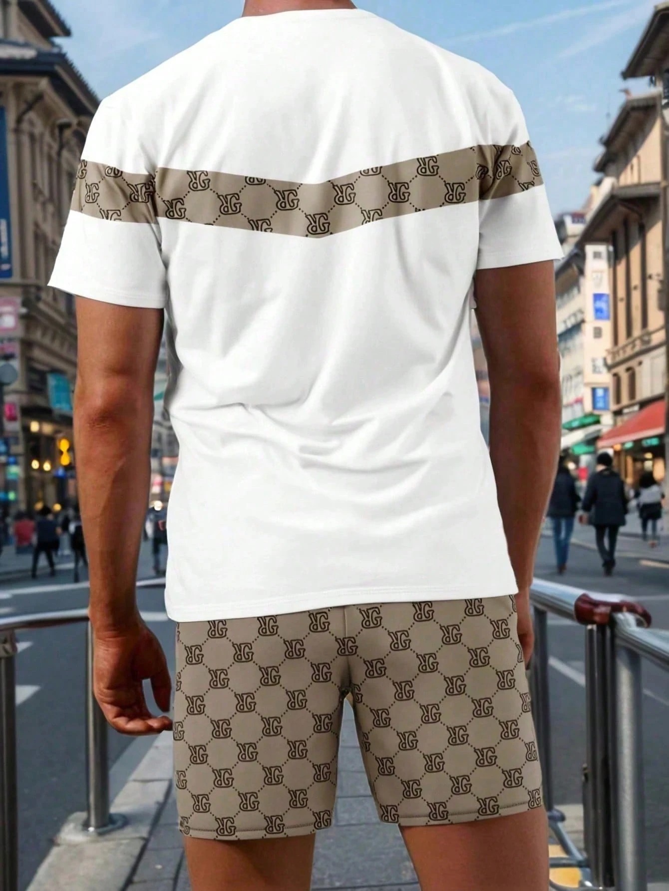 2026年夏メンズスーツ、3Dプリント柄入り、通気性、軽量、 - Summer Clothing Styles のレビューと価格