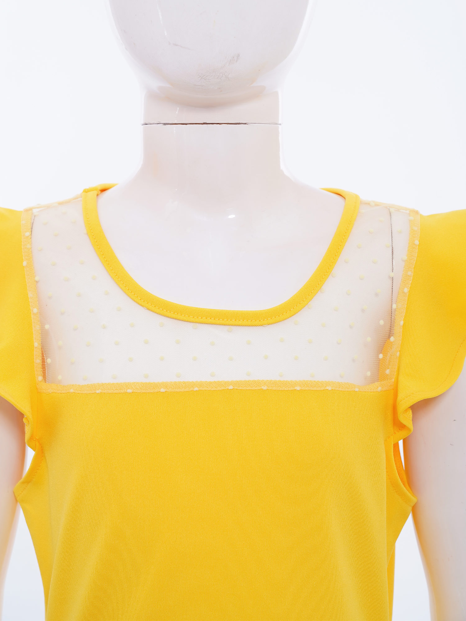 10代の女の子の夏のドレス、ラッフルスリーブ、ドット柄、シー - Summer Dresses Yours Clothing のレビューと価格