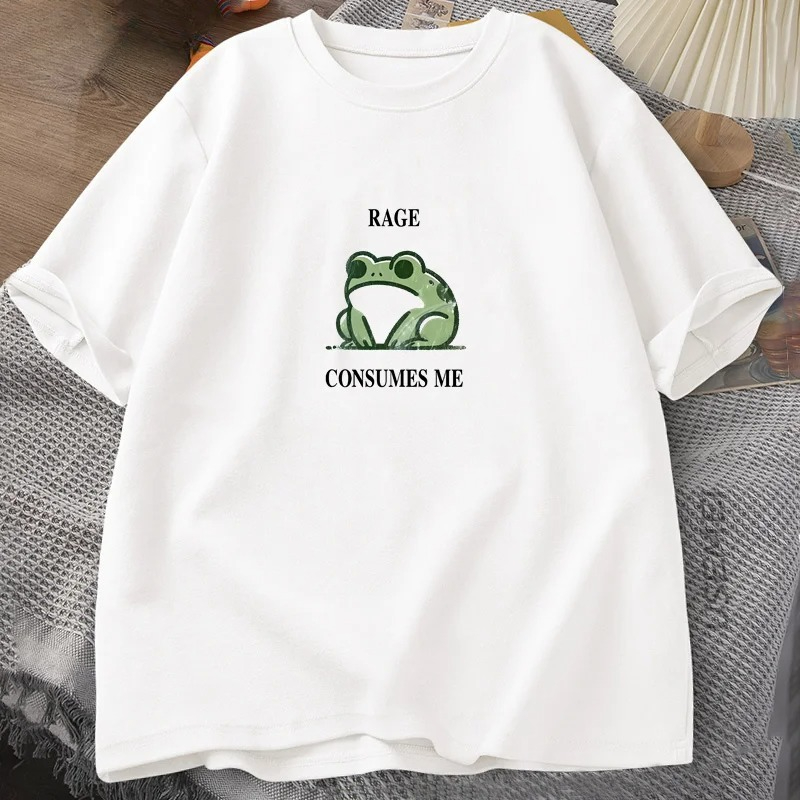 怒りが私を焼き尽くす カエル ヴィンテージ Tシャツ メンズ - Summer Clothing Vintage のレビューと価格