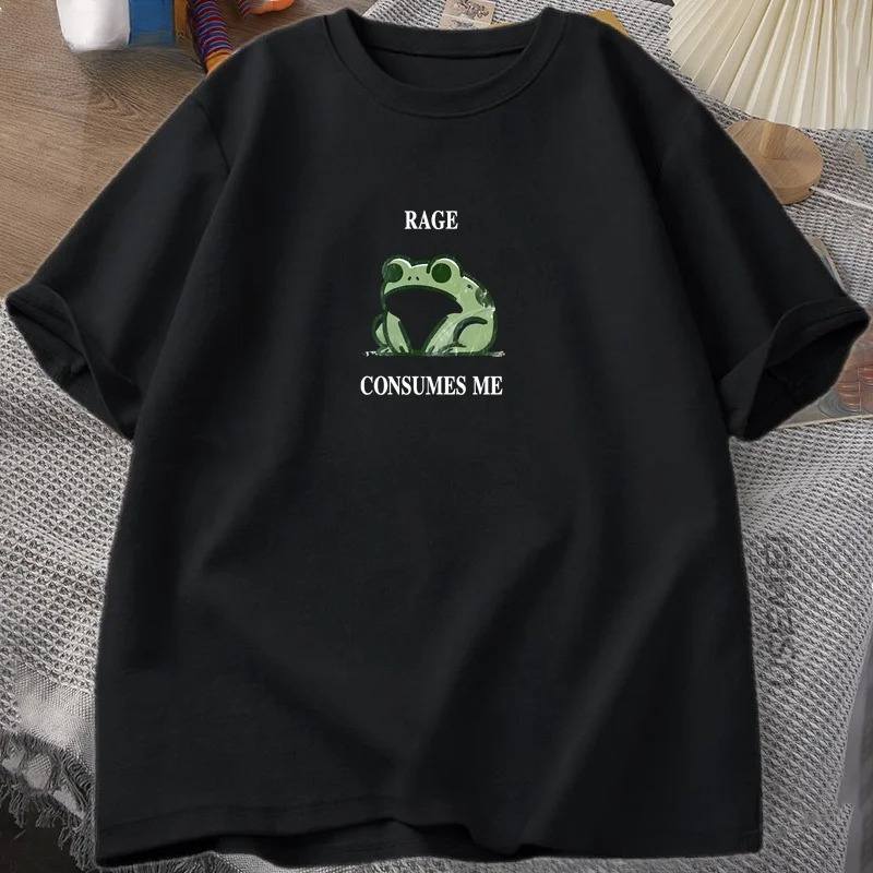怒りが私を焼き尽くす カエル ヴィンテージ Tシャツ メンズ - Summer Clothing Vintage のレビューと価格