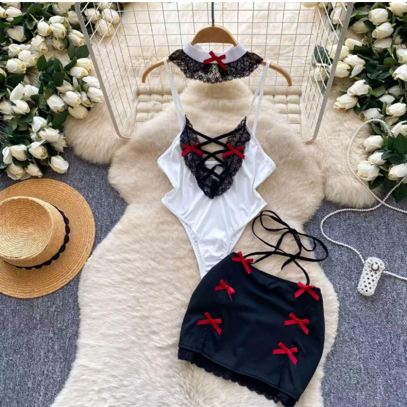 女性 2 ピースセット中空バックレスディープ V ワンピース - Summer Clothing Model のレビューと価格