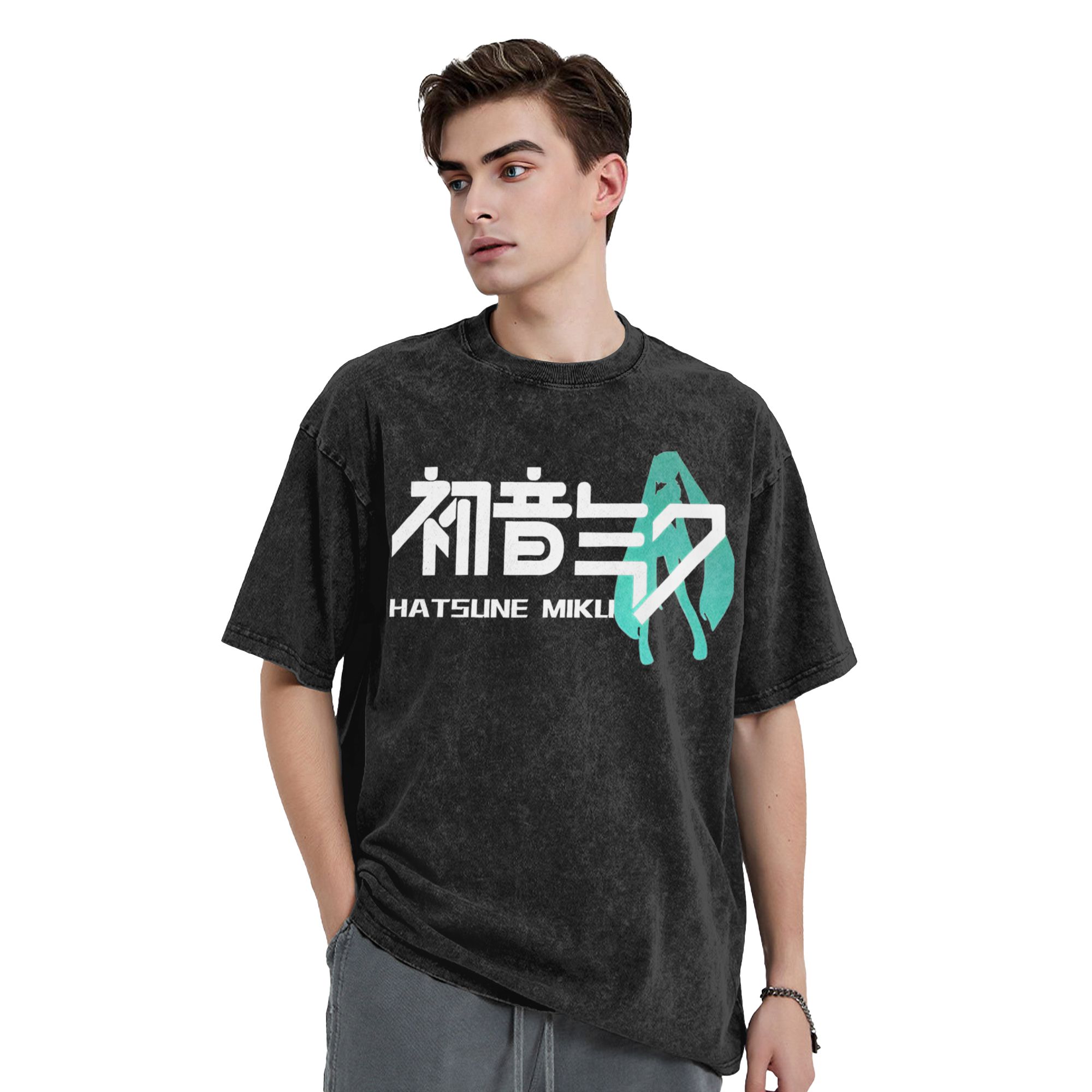 ミク仮想アイドル日本アニメファンウォッシュド Tシャツストリ - Summer Clothing H&M のレビューと価格