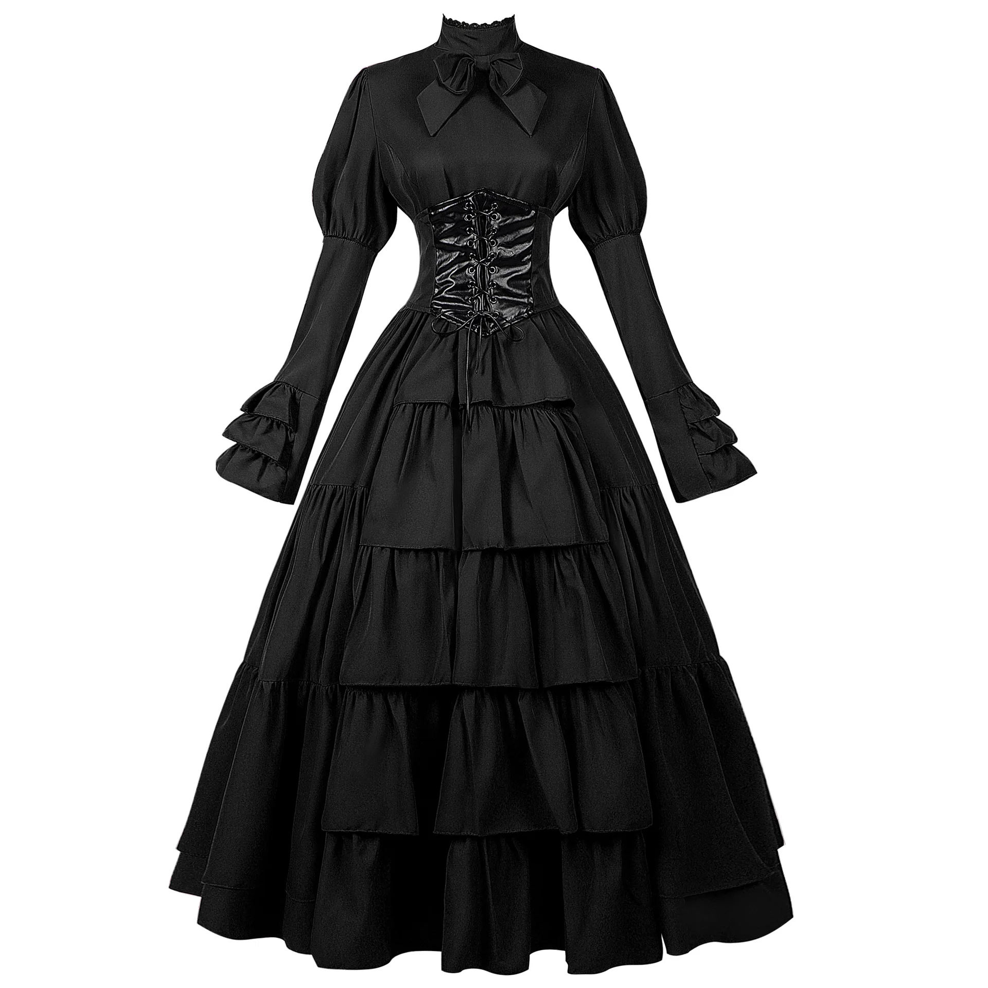 女性ハロウィンコスプレ衣装パフォーマンス衣装ビクトリア朝の宮 - Summer Renaissance Clothing のレビューと価格