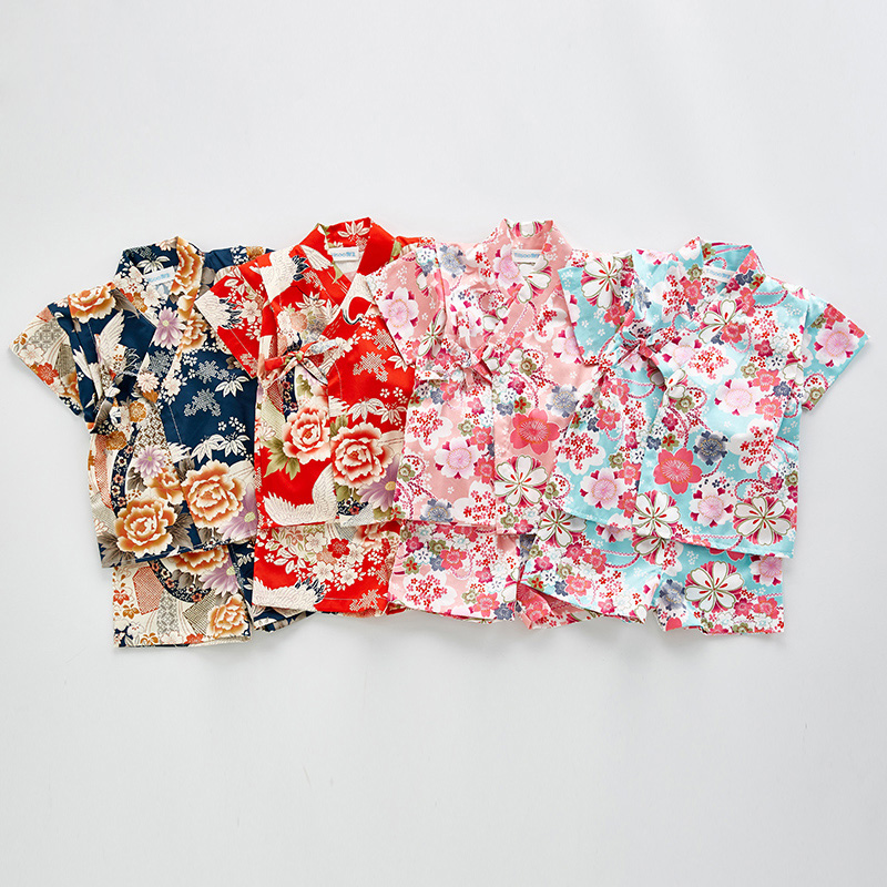 夏子供浴衣服女の子男の子日本の着物ベビードレス子供浴衣衣装伝 - Summer Dresses Yours Clothing のレビューと価格