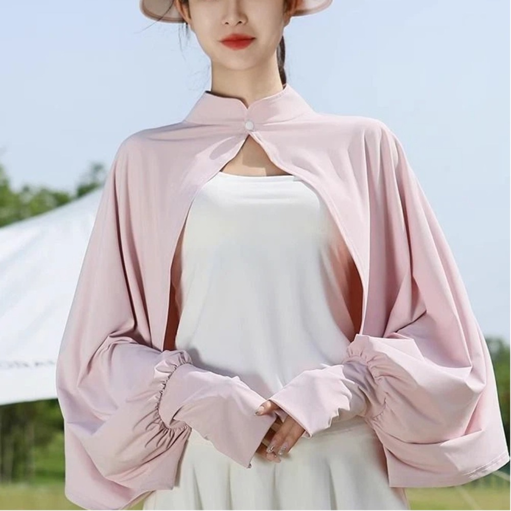 夏の新しい女性用 UV 保護服妖精のような多用途の肩型ポンチ - Summer Clothing Drive のレビューと価格