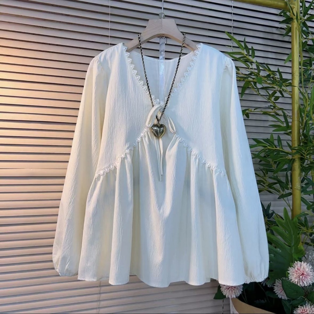 サイズを大きくした婦人服2026春秋新型太ったMm長袖Vネッ - Summer Clothing Office のレビューと価格