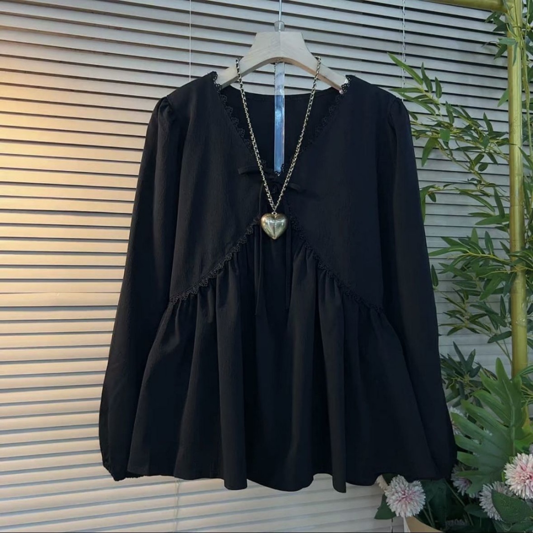 サイズを大きくした婦人服2026春秋新型太ったMm長袖Vネッ - Summer Clothing Office のレビューと価格