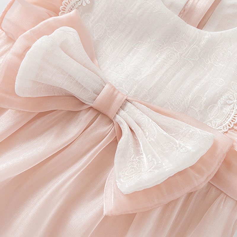 2 個セット夏の新生児女の子服韓国のかわいい弓メッシュノース - Summer Clothing Boutiques のレビューと価格