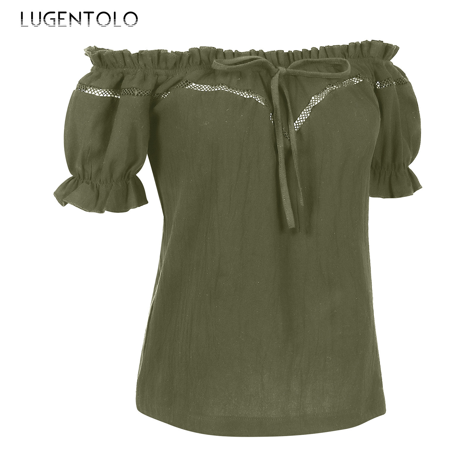 女性レトロシャツダークルネッサンスブラウスストレートネックシ - Summer Renaissance Clothing のレビューと価格