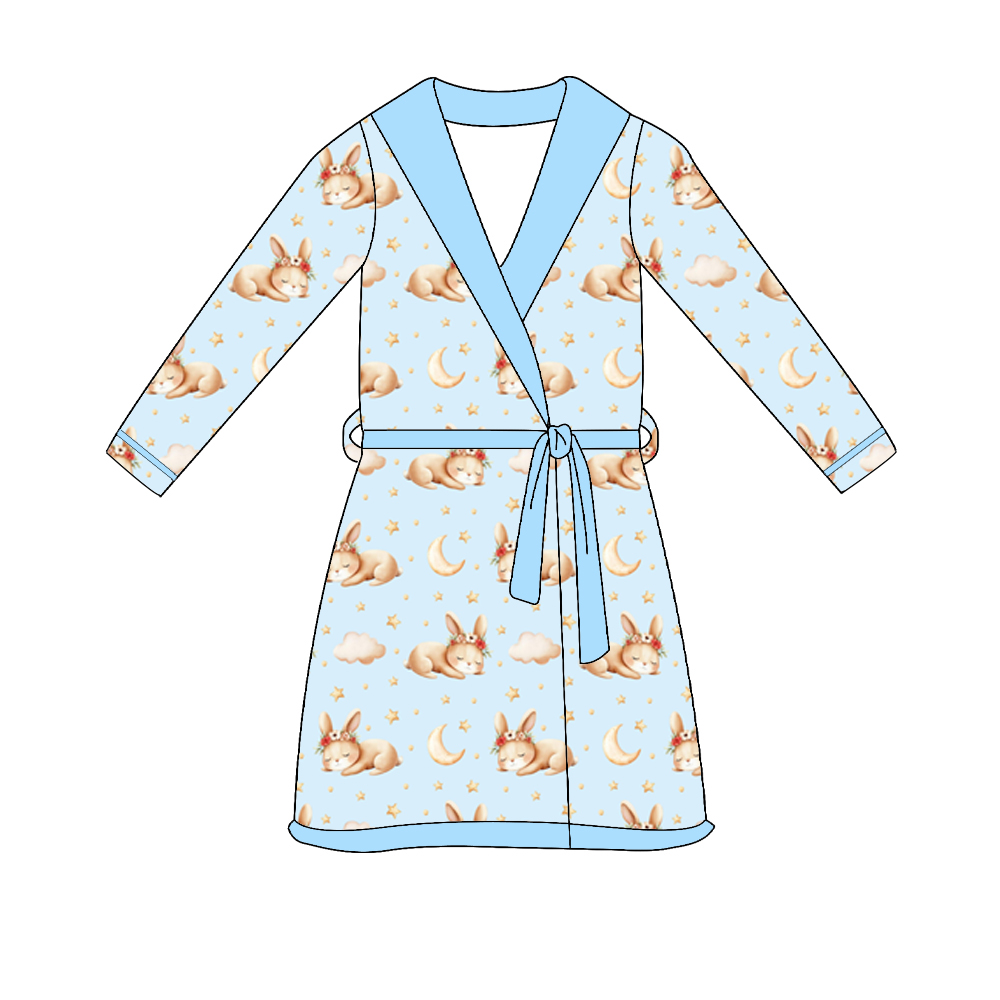 新しい子供服 イースターバニープリントの長袖ナイトガウン カ - Summer Clothing Boutiques のレビューと価格