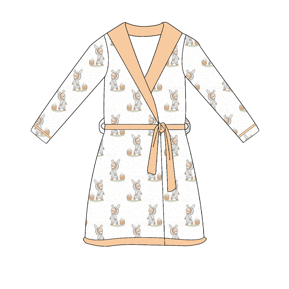新しい子供服 イースターバニープリントの長袖ナイトガウン カ - Summer Clothing Boutiques のレビューと価格