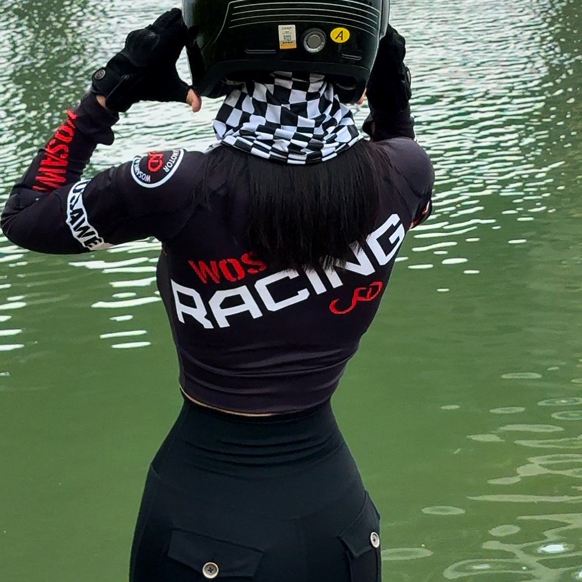 WOSAWE 夏女性スリムオートバイジャケットパンツセットオ - Summer Clothing Motorcycle のレビューと価格