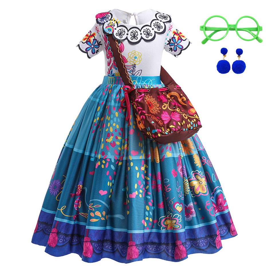 女の子プリンセスコスチューム子供エンカントハロウィンスイング - Summer Kids Clothing のレビューと価格