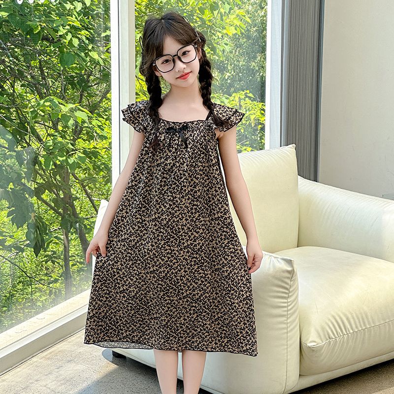 新しい夏の韓国風ガールズノースリーブナイトガウンアイスシルク - Summer Dresses Yours Clothing のレビューと価格