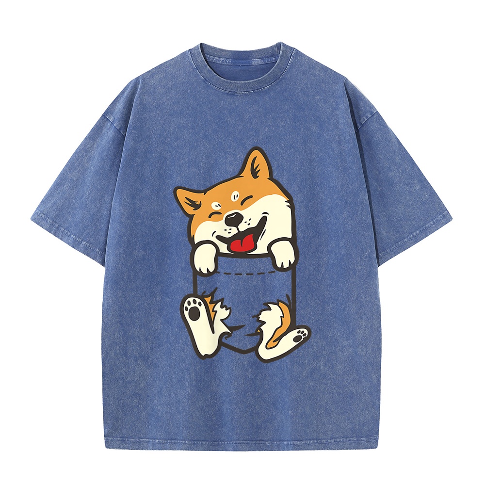 ポケット柴犬の足 かわいい犬 アキタ犬 愛犬家 ギフト Tシ - Summer Clothing Staples のレビューと価格