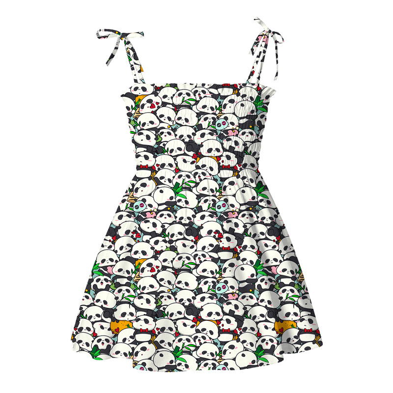 ノースリーブの小さな女の子のためのサマードレス,韓国スタイル - Summer Clothing Boutiques のレビューと価格