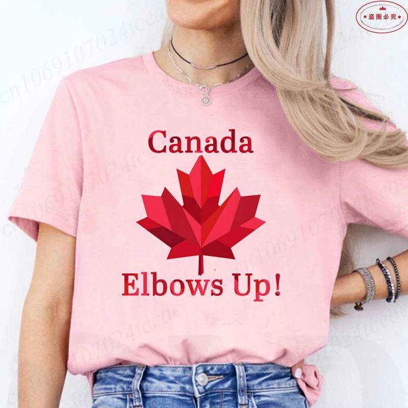 肘アップカナダ女性 Tシャツおかしいレトロカエデの葉グラフィ - Summer Clothing Women Canada のレビューと価格