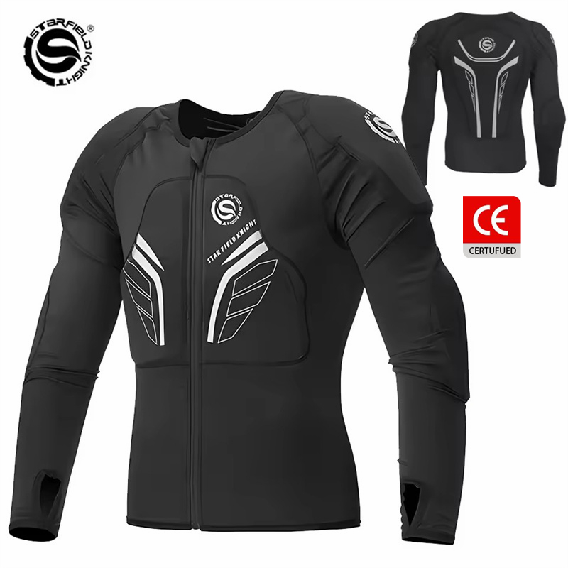 SFK ブラック モーターサイクルジャケット 伸縮性 スリム - Summer Clothing Motorcycle のレビューと価格