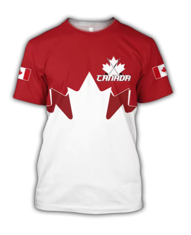 カナダTシャツ カナダ国旗エンブレム メープルリーフ 3Dプ - Summer Clothing Women Canada のレビューと価格