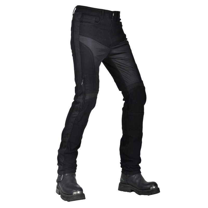 メンズモーターサイクルメッシュパンツ,ブラック,レトロスリム - Summer Clothing Motorcycle のレビューと価格