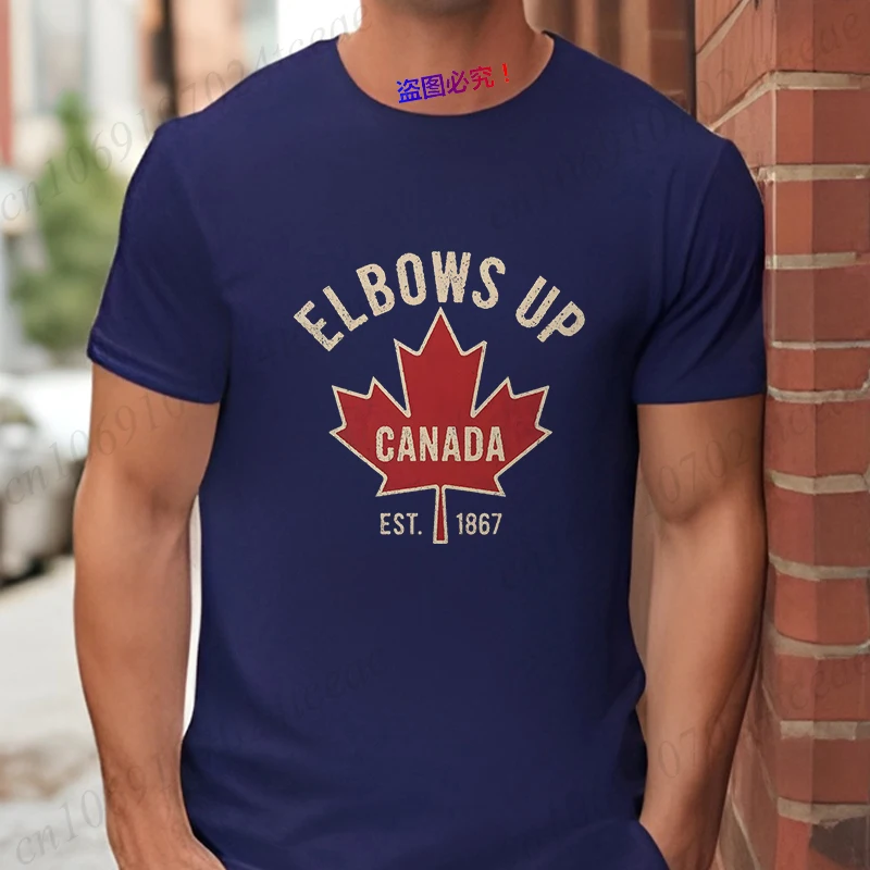 エルボーズアップカナダ Tシャツ男性女性のための夏カジュアル - Summer Clothing Women Canada のレビューと価格