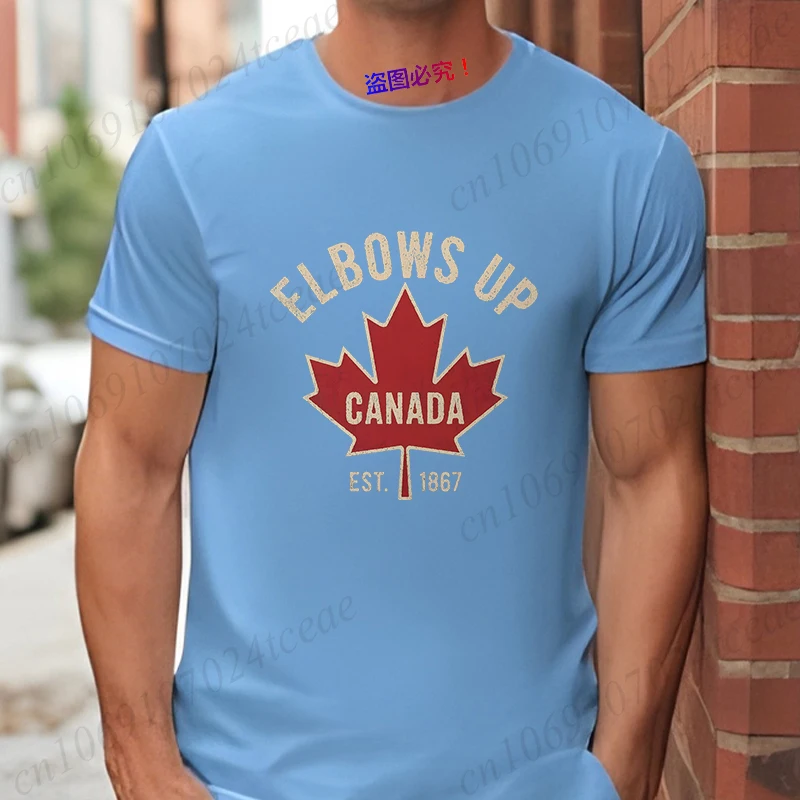 エルボーズアップカナダ Tシャツ男性女性のための夏カジュアル - Summer Clothing Women Canada のレビューと価格