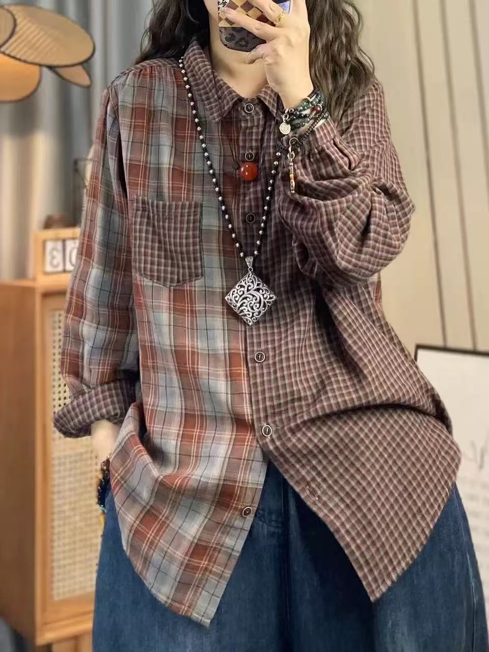 2026年女性用秋服 日本ファッション コットンヤーン製 レ - Summer Clothing Yarn のレビューと価格