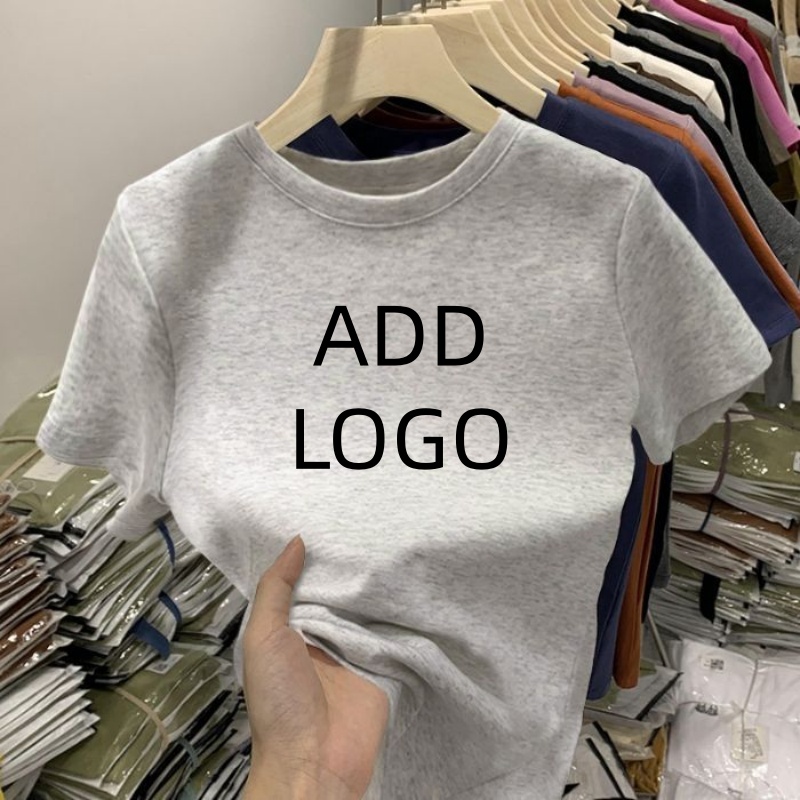 カスタマイズされた卸売コットン女性の T シャツ O ネック - Summer Clothing Office のレビューと価格