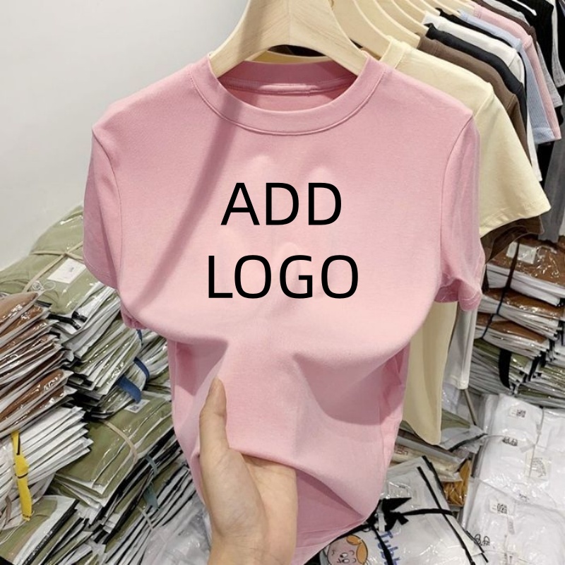カスタマイズされた卸売コットン女性の T シャツ O ネック - Summer Clothing Office のレビューと価格