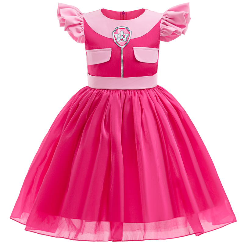 キッズパウ犬コスチュームピンクプリンセスドレス女の子ハロウィ - Summer Clothing Europe のレビューと価格