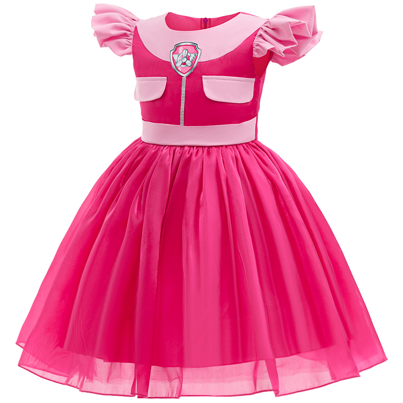 キッズパウ犬コスチュームピンクプリンセスドレス女の子ハロウィ - Summer Clothing Europe のレビューと価格