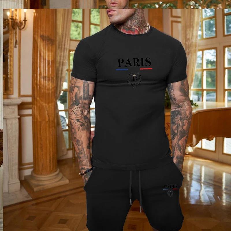 メンズモデルプロモーションサマーメンズファッション半袖Tシャ - Summer Clothing Model のレビューと価格