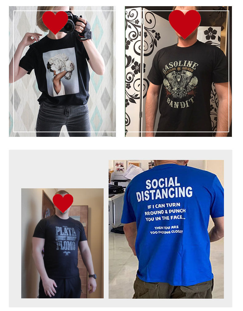 男性用Tシャツ,男性用カスタムTシャツ,ファッションプリント - Summer Clothing H&M のレビューと価格